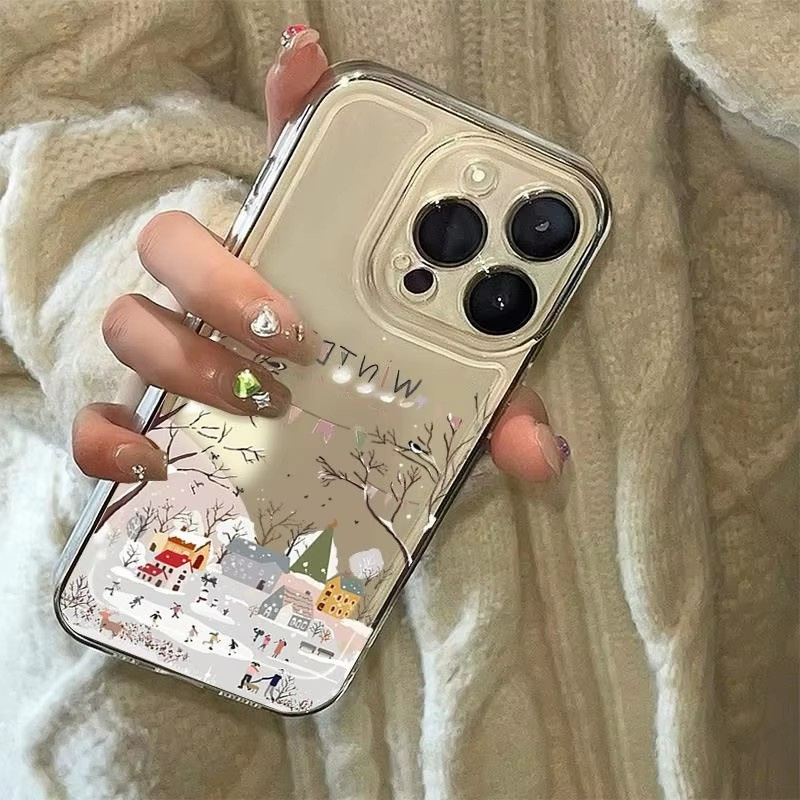 เคสโทรศัพท์ลายหิมะฤดูหนาวสวยงา - Samsung Galaxy A55 บทวิจารณ์และราคา