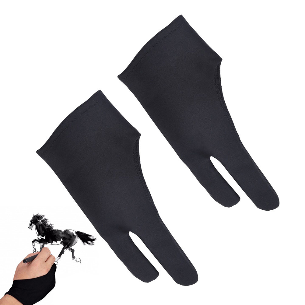 ถุงมือวาดภาพสองนิ้ว 2 ชิ้น ถุง - Drawing Glove Artist บทวิจารณ์และราคา